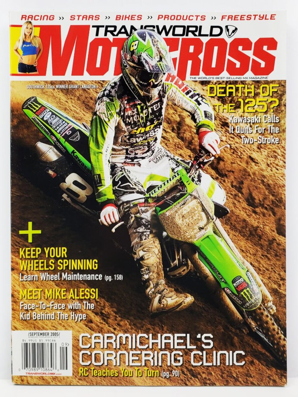 Transworld Motocross Magazine Sept. 2005 Carmichael Dirtbike Racing, Poster